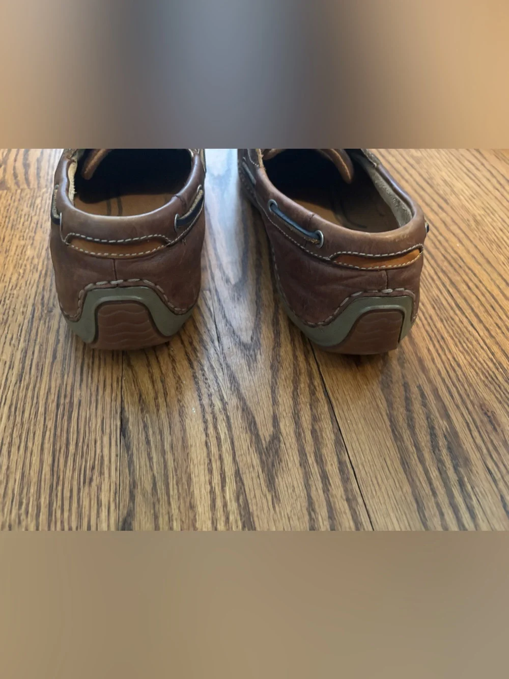 Timberland Men's Classic 2-Eye Brown Leather Boat Shoes - Size 10.5 M